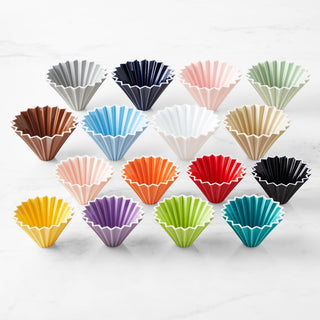 Origami dripper ceramic M - matt blue