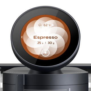 Meraki Espresso Machine - Smart espresso coffee maker with digital display - white